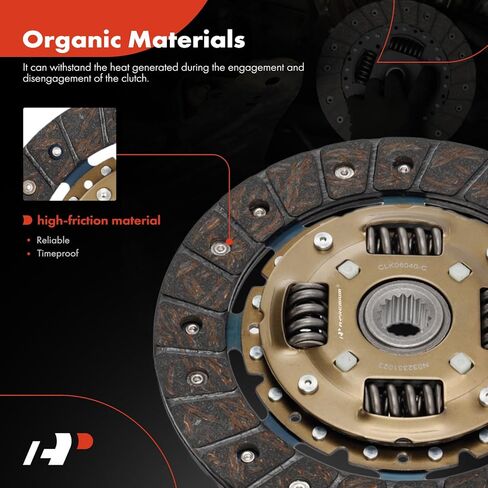 مجموعة قابض ناقل الحركة A-Premium متوافقة مع Nissan Sentra 1986-1999، 200SX 1995-1998، NX 1991-1993، Pulsar NX 1987-1990، 1.6L in Kuwait