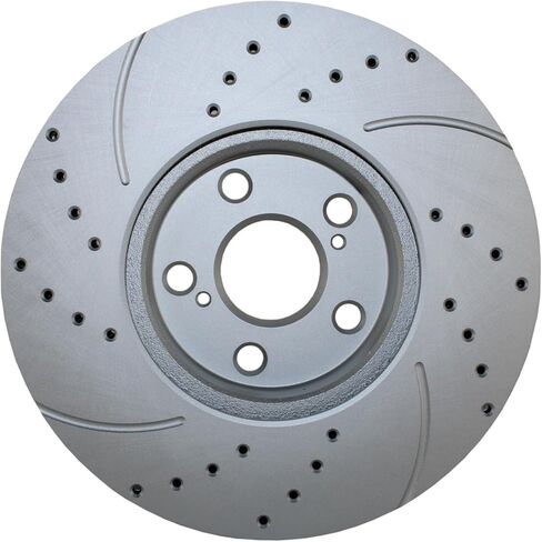 دوارات فرامل قرصية أمامية، مجموعة من 2 - متوافقة مع 2009-2019 Toyota Corolla، 2009-2014 Toyota Matrix، 2009-2010 Pontiac Vibe، 2008-2014 Scion xD، 1.8 لتر in Kuwait