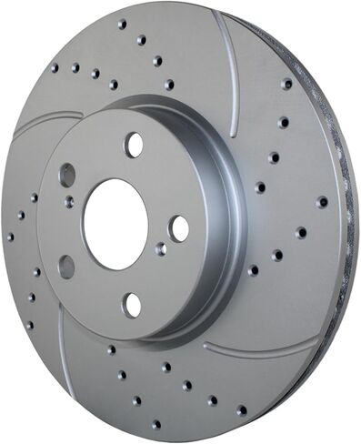 دوارات فرامل قرصية أمامية، مجموعة من 2 - متوافقة مع 2009-2019 Toyota Corolla، 2009-2014 Toyota Matrix، 2009-2010 Pontiac Vibe، 2008-2014 Scion xD، 1.8 لتر in Kuwait