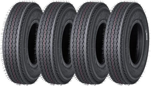 إطار مقطورة 20.5 × 8-10، نطاق التحميل E 1100 رطل، 10PR، 4 عبوات 20.5 8 10 إطار مقطورة لمقطورات القوارب، ومقطورات المرافق in Kuwait