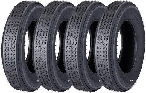 إطار مقطورة 20.5 × 8-10، نطاق التحميل E 1100 رطل، 10PR، 4 عبوات 20.5 8 10 إطار مقطورة لمقطورات القوارب، ومقطورات المرافق in Kuwait