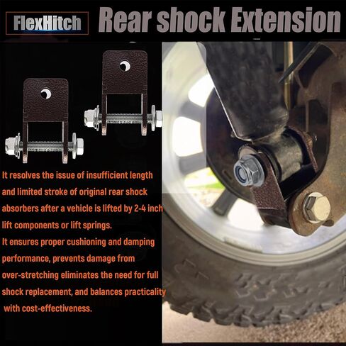 3" Front + 3" Rear Full Leveling Lift Kits For 2004-2020 F150 2WD 4WD Suspension Strut Spacer with Extended Square U-Bolts Forged Including 2-4" Rear Shock Extensions in Saudi Arabia