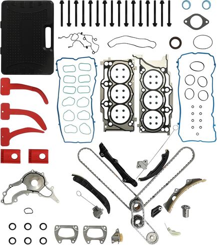 Timing Chain Kit w/Timing Tool Kit with Head Gasket Set Fit For Chrysler 200/300 Dodge Avenger Challenger Charger Grand Caravan Jeep Grand Cherokee/Wranger Pentastar 3.6L 2011-2015 in Saudi Arabia
