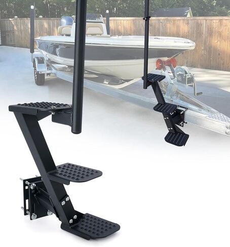 Heavy-Duty Boat Trailer Steps with Handle, Easy Installation,Universal Fits for Trailers Tongue Step in Saudi Arabia
