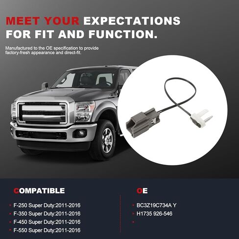926-546 مستشعر درجة حرارة المبخر A/C مناسب لـ F-250 F-350 Super Duty 6.2L/6.7L 2011-2016 يستبدل BC3Z-19C734-A BC3Z19C734A in Kuwait