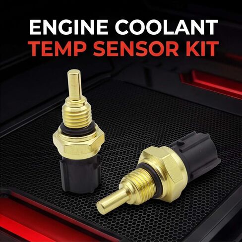 Engine Coolant Temperature Sensor Temp Sender Kit 37760-P00-003 Compatible with Honda Accord Civic CR-V Odyssey Insight S2000 Acura CL RSX TL TSX Replaces 37760-P00-003 37870-PJ7-003 in Kuwait