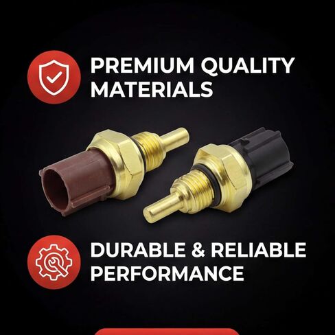 Engine Coolant Temperature Sensor Temp Sender Kit 37760-P00-003 Compatible with Honda Accord Civic CR-V Odyssey Insight S2000 Acura CL RSX TL TSX Replaces 37760-P00-003 37870-PJ7-003 in Kuwait