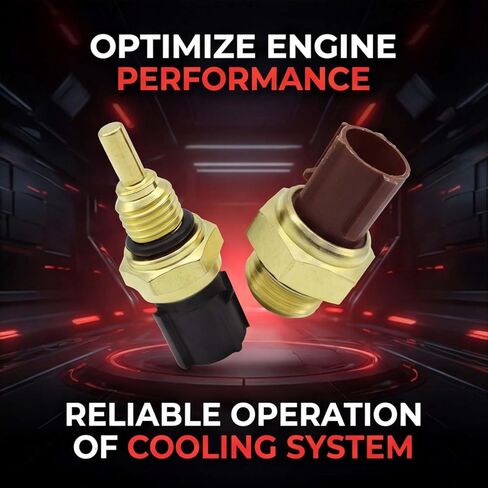Engine Coolant Temperature Sensor Temp Sender Kit 37760-P00-003 Compatible with Honda Accord Civic CR-V Odyssey Insight S2000 Acura CL RSX TL TSX Replaces 37760-P00-003 37870-PJ7-003 in Kuwait