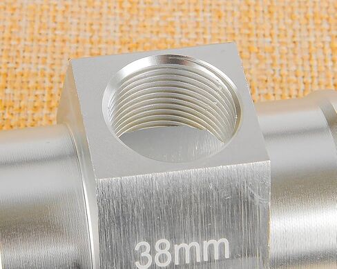 38mm Silver Radiator Hose Pipe Joint Adapter Fitting Connector WTP006-SL-42 for 1/2"-14NPT Water Temp Gauge Sensor in Saudi Arabia
