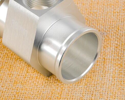 38mm Silver Radiator Hose Pipe Joint Adapter Fitting Connector WTP006-SL-42 for 1/2"-14NPT Water Temp Gauge Sensor in Saudi Arabia