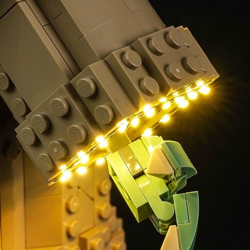 مصباح LED BrickBling متوافق مع Lego Grogu (Mandalorian Apprentice) 75446، مجموعة الإضاءة الإبداعية - باستثناء الطراز in Kuwait