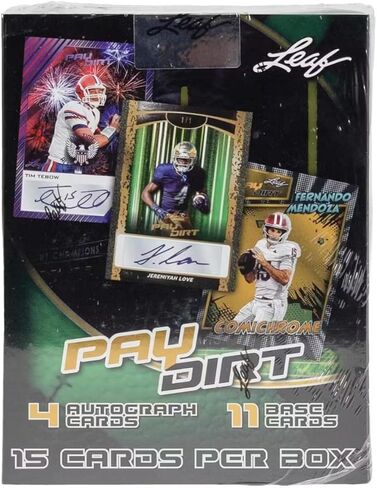 2026 Leaf Paydirt Football Hobby Trading Card Box (Four 4 Autographs Per Box) in Saudi Arabia