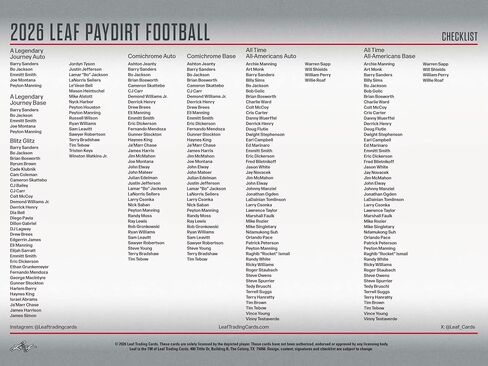 2026 Leaf Paydirt Football Hobby Trading Card Box (Four 4 Autographs Per Box) in Saudi Arabia