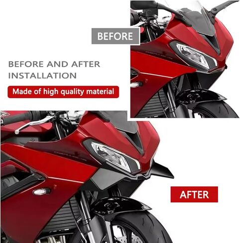 for Day.Tona 660 Day.Tona 660 2025 Modified Motorcycle Sport Downforce Exposed Front Spoiler aerodynamic Wing Fairing Wing Blades 2024 2025 in Kuwait