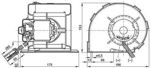 محرك منفاخ HVAC 0130115604 من BOSCH - متوافق مع معدات مختارة من John Deere in Kuwait