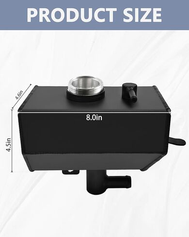 68364312AC Aluminium Alloy Front Engine Coolant Reservoir Tank Expansion Bottle System fit for 2018+ Wrangler JL JLU & 2020+ Gladiator JT 2.0&3.6L in Saudi Arabia