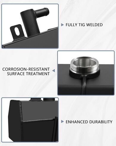 68364312AC Aluminium Alloy Front Engine Coolant Reservoir Tank Expansion Bottle System fit for 2018+ Wrangler JL JLU & 2020+ Gladiator JT 2.0&3.6L in Saudi Arabia