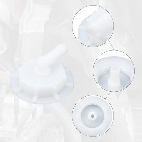 ACROPIX Car Coolant Reservoir Tank Cap Fit for Honda Accord 1995-2007 19102-PM5-A00 - Pack of 2 White in Kuwait