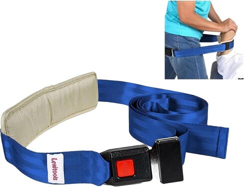 Extremity Mobilization Belt - Versatile Strap for Physical Therapy, Rehab, Stretching, and Joint Release (blue) in Saudi Arabia