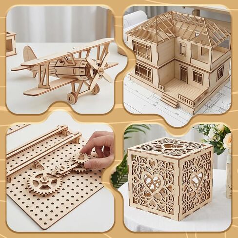 12 Pcs Basswood Sheets for Crafts, 12 x 16 x 1/8 Inch Unfinished Wood Boards, 3mm Plywood Sheets Unfinished Bass Wood-Boards for Laser Cutting, Arts and Crafts, Painting, Pyrography, Wood Engraving in Saudi Arabia