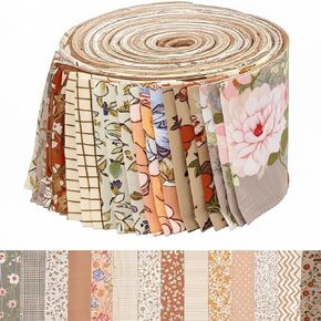 42 Piece Jelly Roll Fabric Quilting,Pre Cut Fabric Strips for Quilting Projects Sewing and Patchwork Crafts in Saudi Arabia