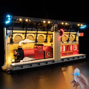 BrickSoul Upgrade Light Kit for Lego 76450 Book Nook: Hogwarts Express Building Set | with ON/Off & Dimmer Switch & Hidden Cable Tech | Easy Install Lighting Set (76450 Set NOT Included) in Saudi Arabia
