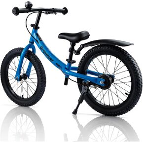 GROWNEER 16" Kids Balance Bike for 4-8 Year Old Boys Girls, Lightweight High Carbon Steel Frame, Adjustable Padded Seat & Handlebars, Rear Brake, All-Terrain, Pink in Saudi Arabia