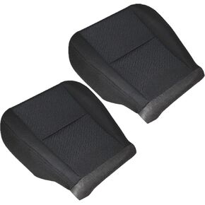 أغطية مقاعد قماشية بديلة للسائق والراكب باللون الأسود من FZJDSD متوافقة مع Chevy Silverado Tahoe Suburban Avalanche GMC Sierra Yukon 2007 2008 2009 2010 2011 2012 2013 2014 in Kuwait