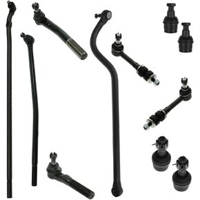 Upper Lower Ball Joint Inner Outer Tie Rod Sway Bar Set for Dodge for Ram 2500/3500 1998-1999 4WD Front Left Right 11 Piece Steering&Suspension Kit-Part Type in Saudi Arabia