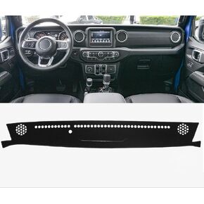 Car Dash Cover for 2018 2019 2020 2021 Jeep Wrangler JL Without HUD (for JL Body Code) Accessories Dashboard Cover Mat Carpet Sunshade Windshield No Glare Black Leather in Saudi Arabia