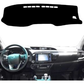 Car Dashboard Cover Anti-Scratch Dash Cover Interior Dash Covers - for Toyota Hilux SR5 4x4 REVO Hi-Rider AN120 AN130 2016-2021 in Saudi Arabia