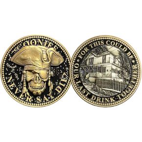 AMERICA'S FRONT LINE BL8-7 Astoria Challenge Coin for Goonies House Visitors One Eyed Willie in Saudi Arabia