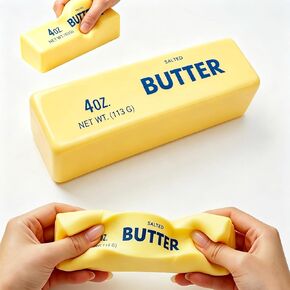 Butter Squishy Toys for Kids, Slow Rising Squishy Butter Stick, Slow Rise Squishies, Soft Squeeze Stress Relief Fidget Sensory Toys for Kids Anxiety(5.5inch) in Saudi Arabia