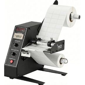1150D Automatic Label Dispenser, 110V Electric Sticker Peeler with Intelligent Sensing & Auto Counting, 1-8m/min Adjustable Speed Labeling Machine for Multiple Rows, for Warehouse & Retail in Saudi Arabia
