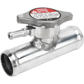 32 mm 1-1/4in Radiator Filler Neck, Aluminum Inline Coolant Filler Neck with 16PSI Cover, Coolant Filler Hose for Projects to Modify or Install Car Radiator Systems in Saudi Arabia