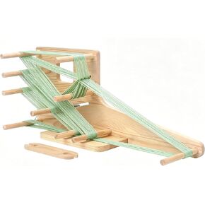 Inkle Loom with Inkle Weaving Shuttle, Wooden Inkle Loom Kit for Knitting & Crochet Supplies, Multi-Craft Table Loom for Beginner,Art & Craft Supplies for Textile Enthusiast's Present in Saudi Arabia