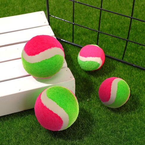 Hanaive 4 Pcs 2 Size Toss and Catch Ball Game Replacement Balls Catch Set for 3 4 5 6 7 8 9 10 Year Boys Girls Adults, 2.5 inches and 1.8 inches in Kuwait