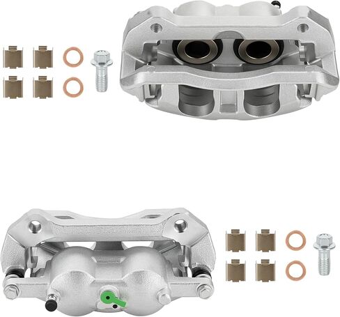 Front Disc Brake Caliper Assembly with Bracket fit for 2012-2020 Ford F-150, 2011-2017 Ford Lobo, Front Right and Left Caliper set with 2PC, 18-B5404 + 18-B5405 in Kuwait