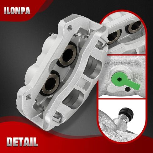 Front Disc Brake Caliper Assembly with Bracket fit for 2012-2020 Ford F-150, 2011-2017 Ford Lobo, Front Right and Left Caliper set with 2PC, 18-B5404 + 18-B5405 in Kuwait