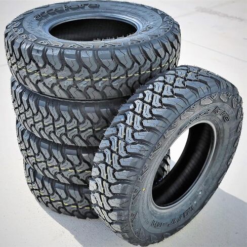 Set of 2 (TWO) Accelera M/T-01 M/T Mud Off-Road Light Truck Radial Tires-LT165/80R13 165/80/13 165/80-13 94/93Q Load Range D LRD 8-Ply BSW Black Side Wall in Kuwait