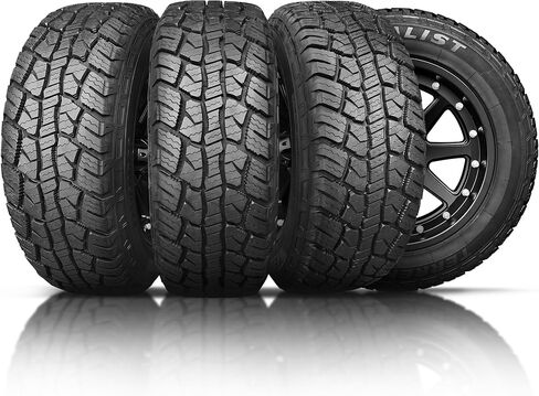 Set of 4 (FOUR) Finalist Terreno AT LT275/70R18 125/122S 10 Ply Load Range E All Terrain All Seasons Tires 3PMSF for Light Truck (Tire Only) + 3 Year Road Hazard Warranty in Saudi Arabia