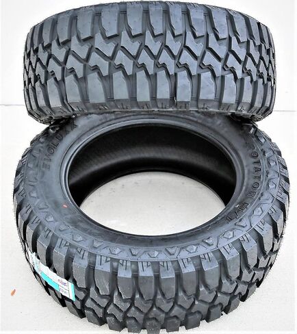 مجموعة من 2 (اثنين) Evoluxx Rotator M/T Mud Off-Road Light Truck Radial Tires-LT285/65R20 285/65/20 285/65-20 127/124Q نطاق التحميل E LRE 10-Ply BSW جدار جانبي أسود in Kuwait