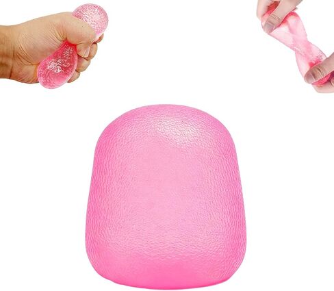 Extra Thick Slow Rising Squishy Ball for Kids Ages 3+ & Adults, Soft Sensory Fidget Squeeze Toy for Desk, Office, Travel & Classroom(Blue) in Kuwait