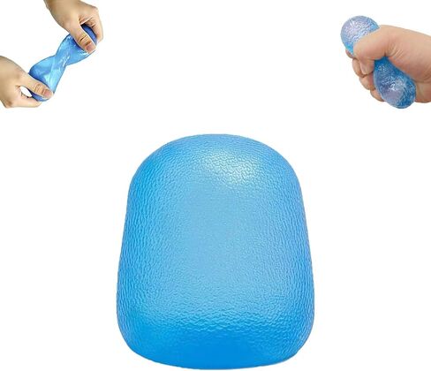 Extra Thick Slow Rising Squishy Ball for Kids Ages 3+ & Adults, Soft Sensory Fidget Squeeze Toy for Desk, Office, Travel & Classroom(Blue) in Kuwait