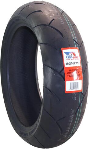 إطار دراجة نارية خلفي Full Bore M1 190/55ZR17، نصف قطري عالي الأداء، قبضة وتعامل فائقين لدراجات الشوارع، 190/55-17، مملوكة لعائلة بالولايات المتحدة الأمريكية in Kuwait