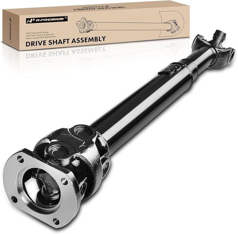 A-Premium Front Complete Drive Shaft Prop Shaft Driveshaft Assembly [4WD] Compatible with Dodge Ram 1500/2500/3500 1997 1998 1999, First Design, 46RE Trans., Replace# 53006786AB, 53006781 in Kuwait
