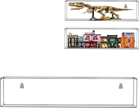 Acrylic Display Case for Lego 76968 Dinosaur Fossils: Tyrannosaurus rex 75978 Can Be Installed on The Wall Photo Frame 43.31Lx9.84Wx13.78H inch(110x25x35 cm)(NOT Included The Model) in Saudi Arabia
