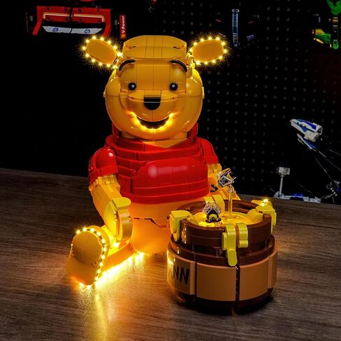 إضاءة LED متوافقة مع LEGO 43300 Winnie the Pooh - مصابيح فقط، مجموعة إضاءة متوافقة مع LEGO Disney 43300، غير متضمنة النموذج in Kuwait
