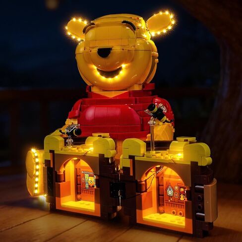 إضاءة LED متوافقة مع LEGO 43300 Winnie the Pooh - مصابيح فقط، مجموعة إضاءة متوافقة مع LEGO Disney 43300، غير متضمنة النموذج in Kuwait