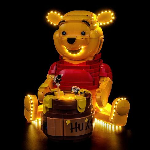 إضاءة LED متوافقة مع LEGO 43300 Winnie the Pooh - مصابيح فقط، مجموعة إضاءة متوافقة مع LEGO Disney 43300، غير متضمنة النموذج in Kuwait